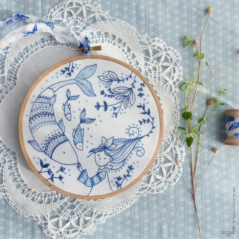 Kit à broder Tamar NY - "Ocean princess" (prix pour l'ensemble 21X21cm)