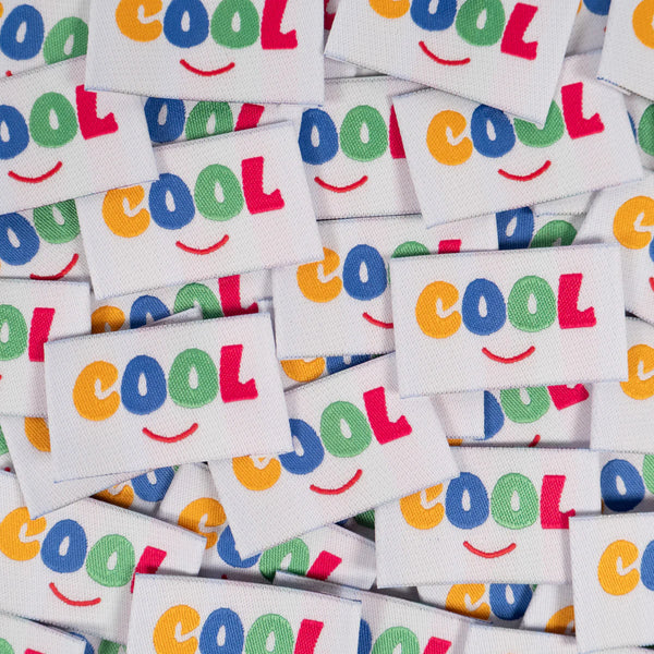 Lot de 5 étiquettes Cool de Ikatee (prix pour le sachet de 5)