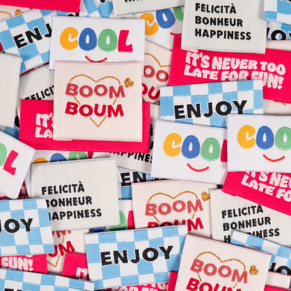 Lot de 5 étiquettes Party de Ikatee (prix pour le sachet de 5)