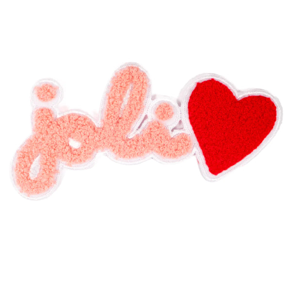 Patch thermocollant / écusson Joli Coeur de Ikatee (prix à la pièce)