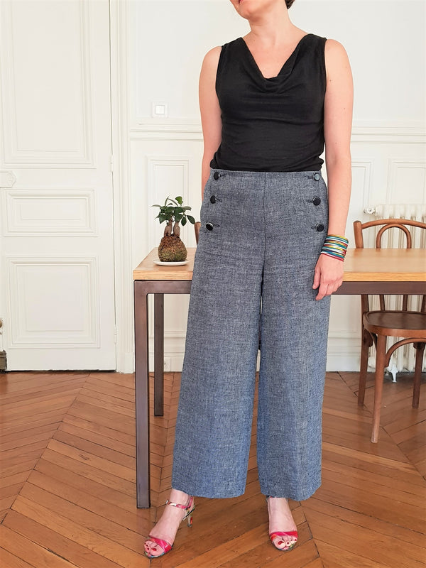 Patron pochette du pantalon Atomic de Dress Your body (34 à 44) - fr