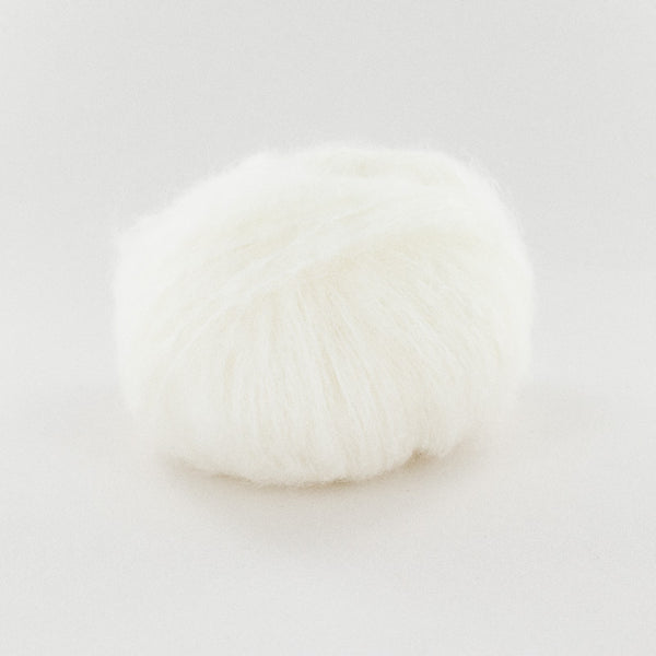 Fonty - Saperlipopette - colori 5000 - blanc (prix pour 1 pelote - Baby suri - soie - mérinos)