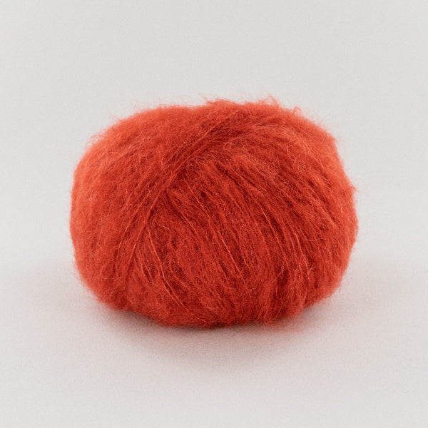 Fonty - Saperlipopette - colori 5007 - tomate (prix pour 1 pelote - Baby suri - soie - mérinos)