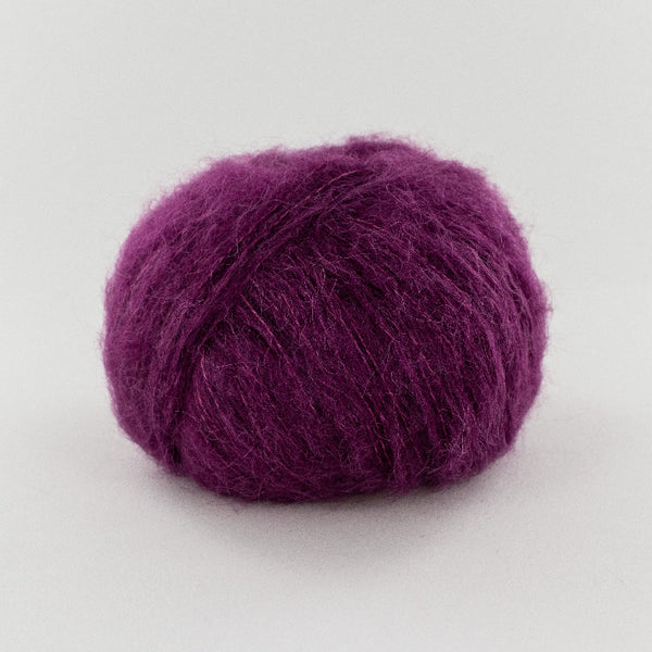 Fonty - Saperlipopette - colori 5020 - pourpre (prix pour 1 pelote - Baby suri - soie - mérinos)