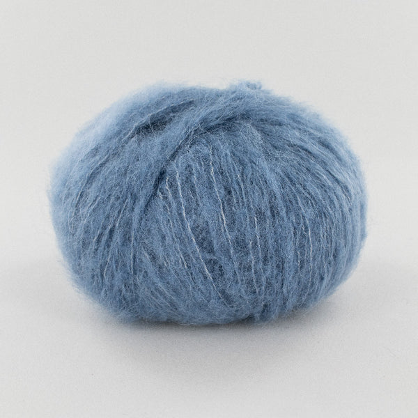 Fonty - Saperlipopette - colori 5031 - bleu moyen (prix pour 1 pelote - Baby suri - soie - mérinos)