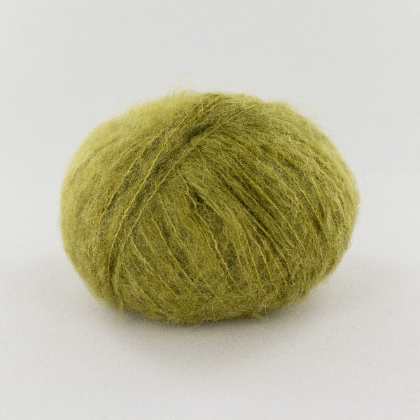 Fonty - Saperlipopette - colori 5042 - vert mousse (prix pour 1 pelote - Baby suri - soie - mérinos)