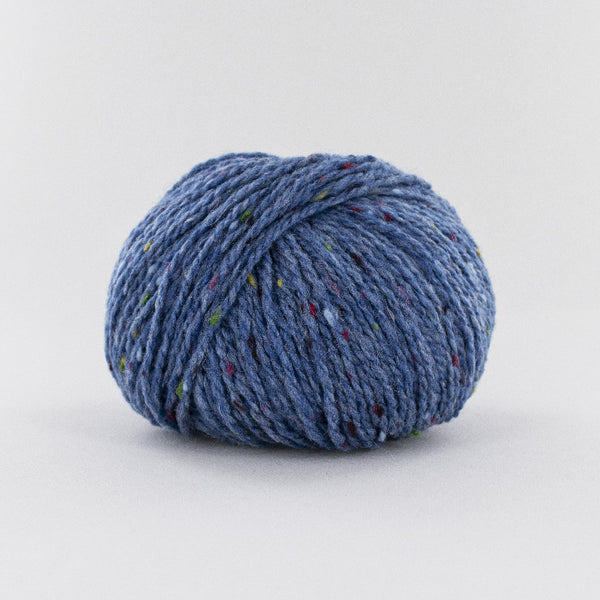 Fonty - super tweed - colori 07 - bleu moyen (prix pour 1 pelote)