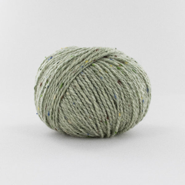 Fonty - super tweed - colori 12 - vert doux (prix pour 1 pelote)