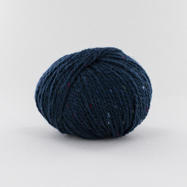 Fonty - super tweed - colori 19 - bleu marine (prix pour 1 pelote)
