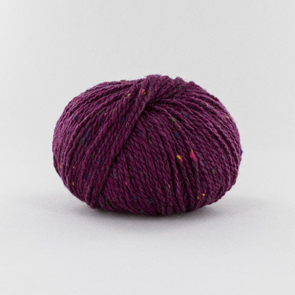 Fonty - super tweed - colori 22 - pourpre (prix pour 1 pelote)