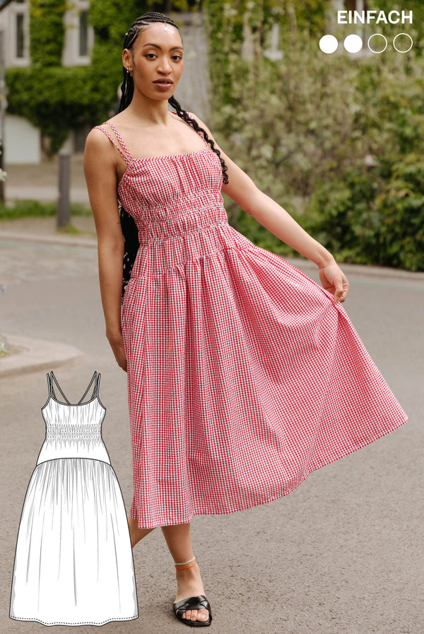 PDF - patron digital de la robe Margo de Juliana Martejevs -taille XS-3XL (fr/angl/allemand)