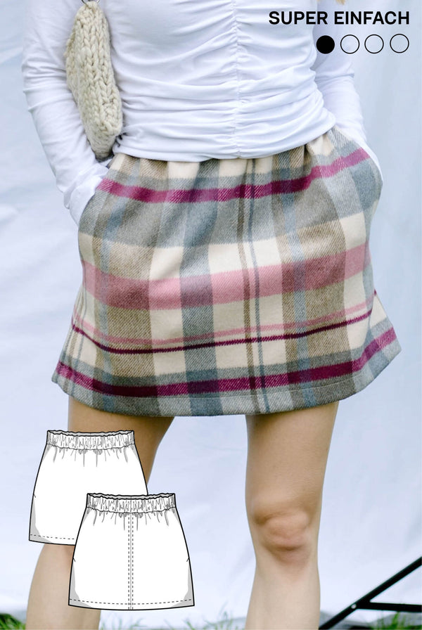PDF - patron digital de la jupe Mimi de Juliana Martejevs -taille XS-3XL (fr/angl/allemand)