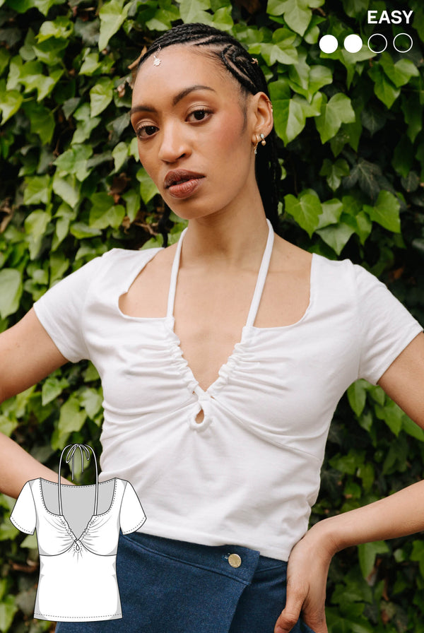 PDF - patron digital : du tee-shirt Winnie de Juliana Martejevs -taille XS-3XL (fr/angl/allemand)