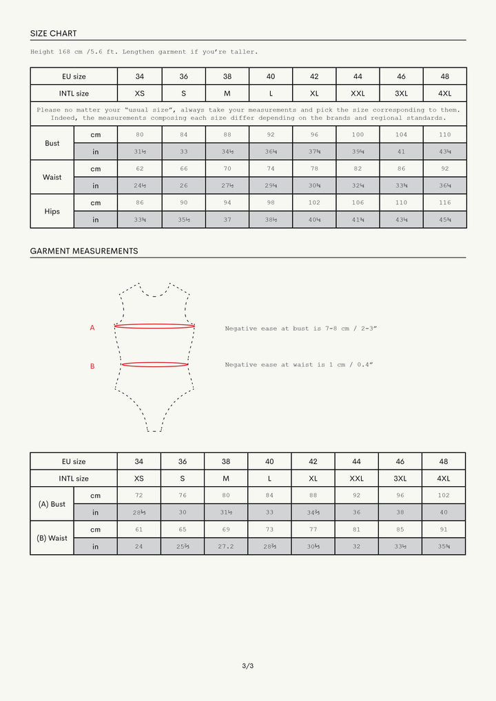 PDF - Digital Pattern of Rebecca Twisted Draped Bodysuit by isa in sti ...