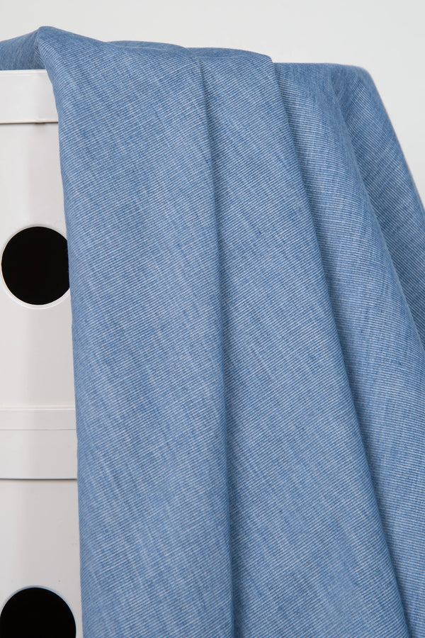 Velours tissé Light blue de Atelier Brunette - Oeko-tex (Prix pour 10cm)