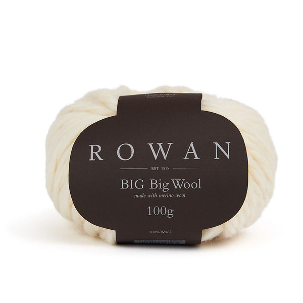 Rowan big big wool - couleur coconut 210 (prix pour 1 pelote)
