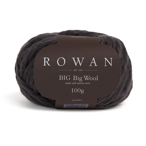 Rowan big big wool - couleur Liquorice 219 (prix pour 1 pelote)