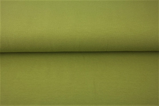 Jersey de coton uni couleur mousse - S1010 certifié Oeko-tex (prix pour 10cm)