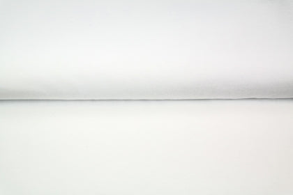 Jersey de coton uni couleur blanc optique - S002 certifié Oeko-tex (prix pour 10cm)