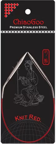 Aiguille Circulaire ChiaoGoo RED 60 Cm 3,75 Mm - Idéale Pour Tricot Dentelle Et Projets Amples