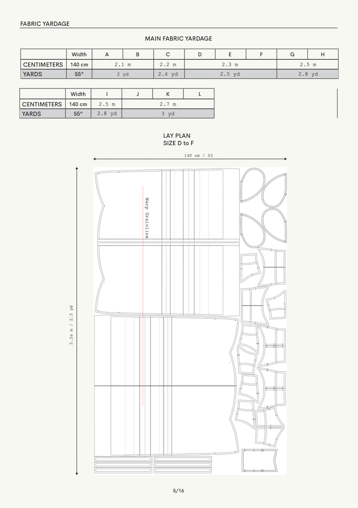 PDF - Digital Pattern of Basque Waist Gathered Skirt Amabel by isa in ...