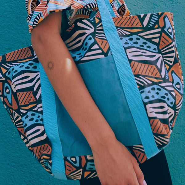 Sangles fluo à chevrons de 30mm - choix de plusieurs coloris (Prix pour 50cm)