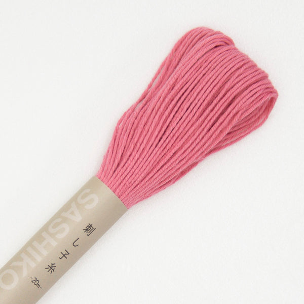 Fil sashiko de marque Olympus - rose n°13 - 20m (prix à la pièce)