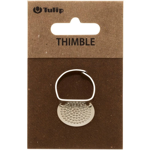 Dé / bague de protection en métal pour couture et broderie sashiko de marque Tulip - (prix à la pièce)
