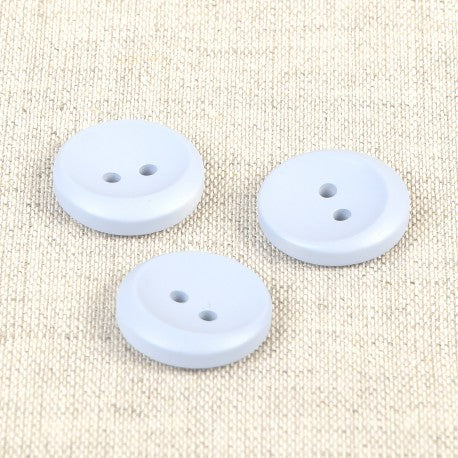Boutons pastel - bleu clair de 17mm - (prix à la pièce)