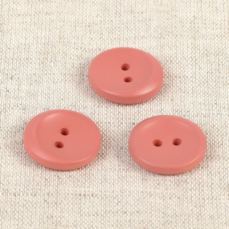 Boutons pastel - terracotta de 17mm - (prix à la pièce)