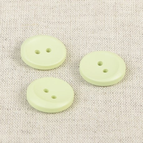 Boutons pastel - anis de 17mm - (prix à la pièce)