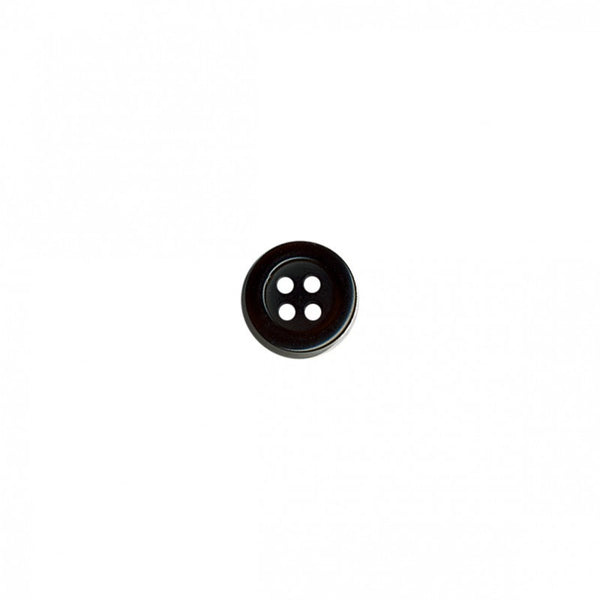 Boutons chemise noir - 9mm - 4 trous (prix à la pièce)