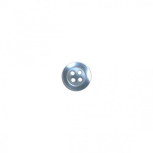 Boutons chemise bleu pâle - 9mm - 4 trous (prix à la pièce)