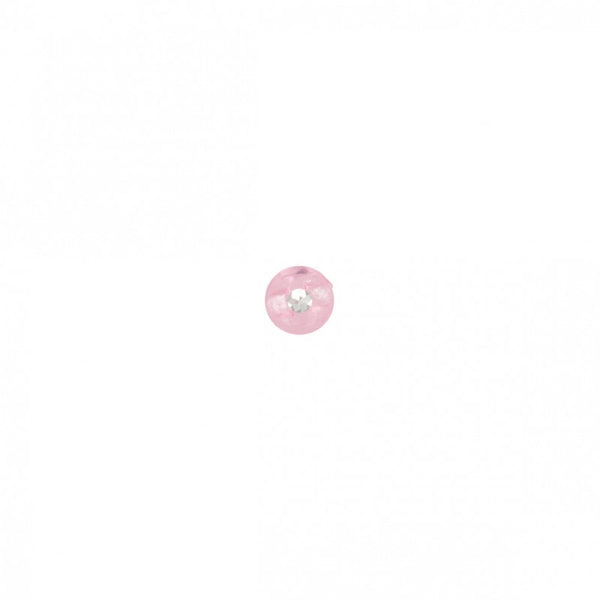 Boutons strass rose pâle - 12mm à pied (prix à la pièce)