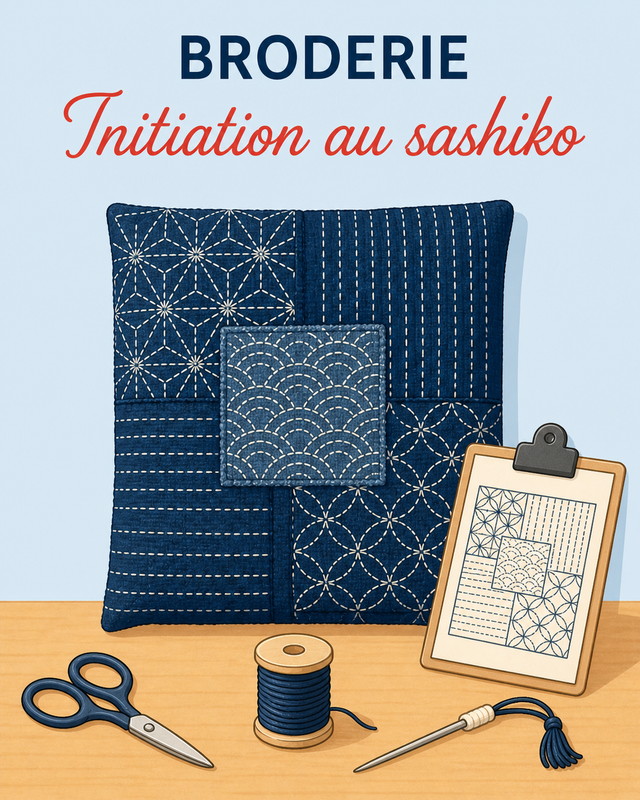 Borduren – Initiatie sashiko (inclusief materiaal)