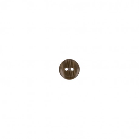 Boutons chocolat de 13mm - (prix à la pièce)