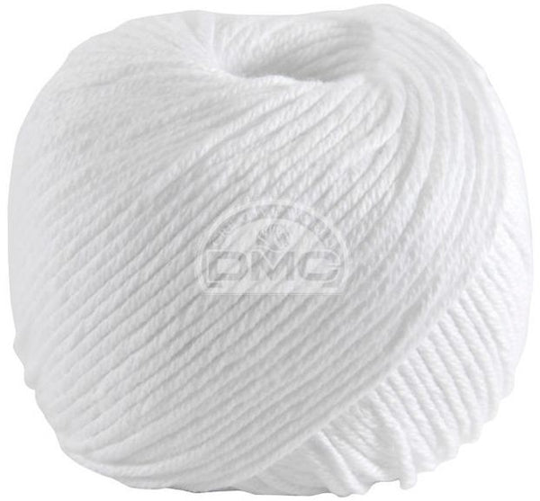 DMC - natura medium - blanc 01 (prix pour 1 pelote)