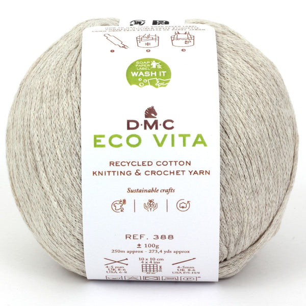 DMC - Eco vita - fil de coton recyclé pour le crochet et le tricot - 103 (prix pour 1 pelote)