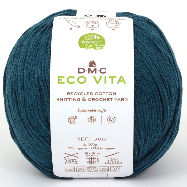 DMC - Eco vita - fil de coton recyclé pour le crochet et le tricot - 08 (prix pour 1 pelote)