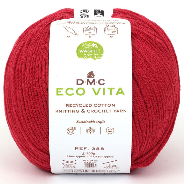 DMC - Eco vita - fil de coton recyclé pour le crochet et le tricot - 555 (prix pour 1 pelote)