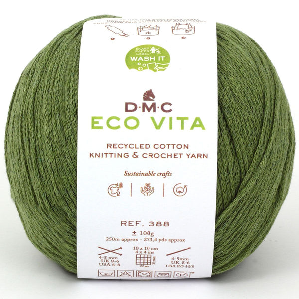 DMC - Eco vita - fil de coton recyclé pour le crochet et le tricot - 18 (prix pour 1 pelote)