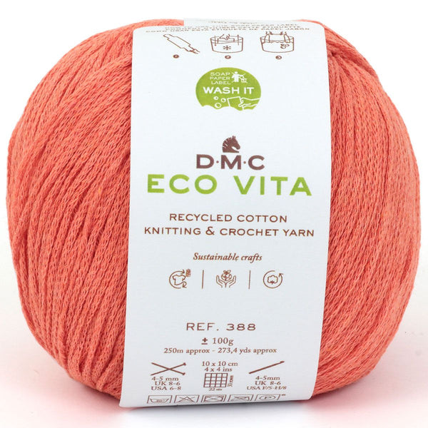 DMC - Eco vita - fil de coton recyclé pour le crochet et le tricot - 105 (prix pour 1 pelote)
