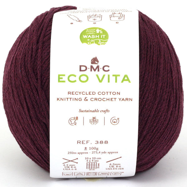 DMC - Eco vita - fil de coton recyclé pour le crochet et le tricot - 205 (prix pour 1 pelote)