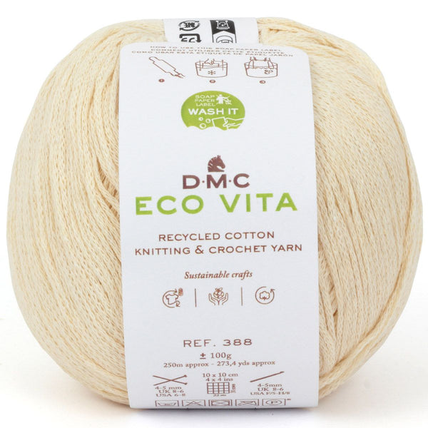 DMC - Eco vita - fil de coton recyclé pour le crochet et le tricot - 03 (prix pour 1 pelote)