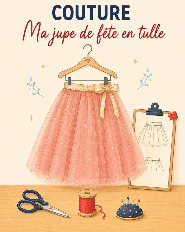 Naaien – Mijn feestelijke tullen rok: een prinsessenrok