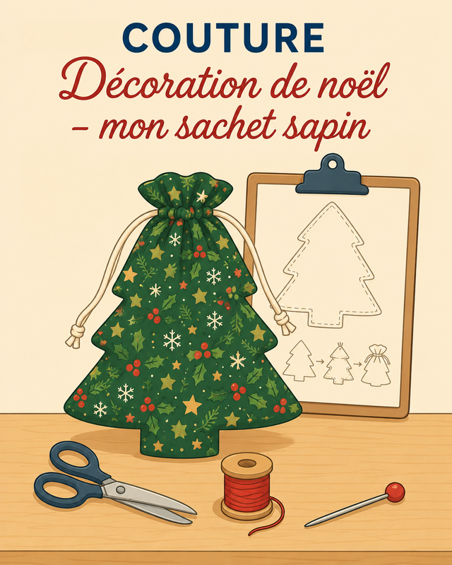 Naaien – Ik naai mijn kerstboomzakje