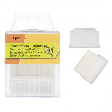 Craie tailleur blanche avec aiguiseur (prix à la pièce)
