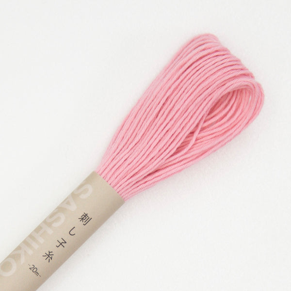 Fil sashiko de marque Olympus - rose pâle n°14 - 20m (prix à la pièce)