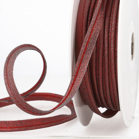 Passepoil lurex rouge (prix au mètre)