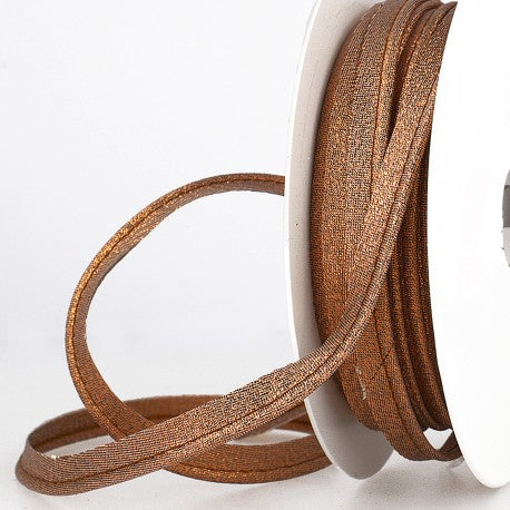 Passepoil lurex cuivre (prix au mètre)